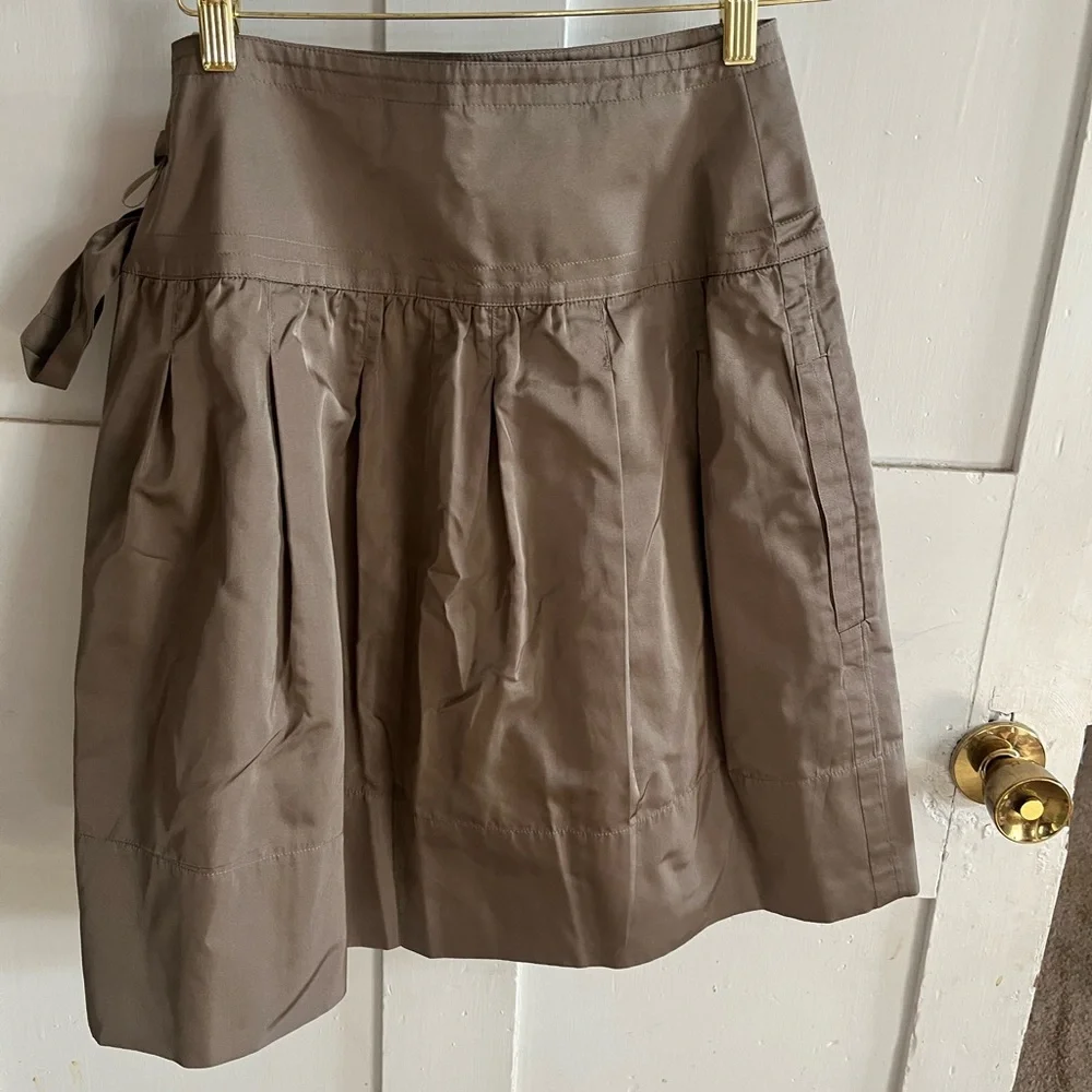 Chloe Brown Mini Skirt - Picture 2 of 4